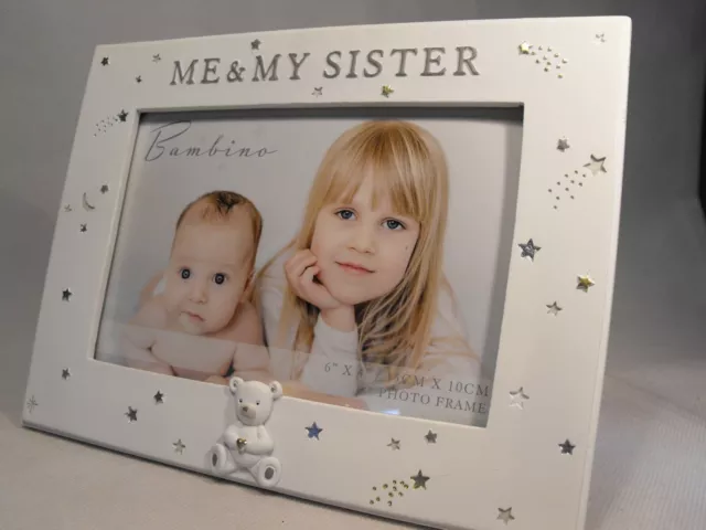 Schwester Bilderrahmen Big Sister Brother and Sister ME AND MY SISTER Geschenk Neu