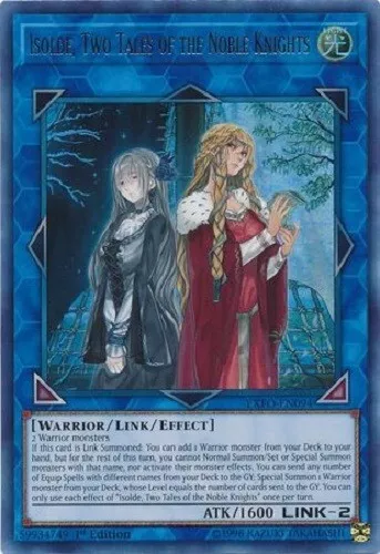 * Isolde, Two Tales Of The Noble Knights * 1St Edition Ultra Rare Exfo-En094 Nm