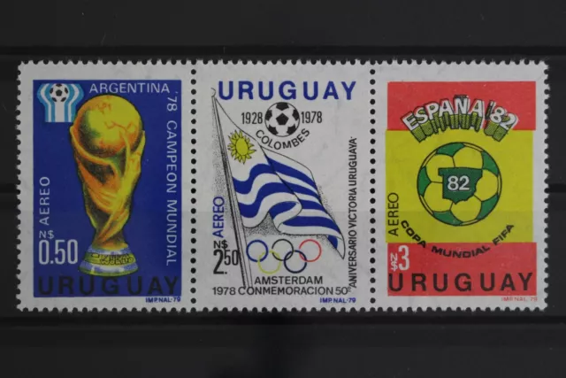 Uruguay, MiNr. 1542-1544, FIFA, WM 1982, postfrisch - 631705