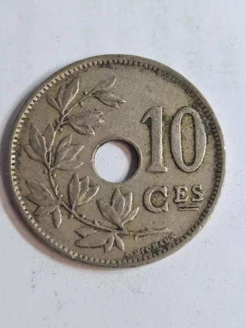Pièce de monnaie 10 centimes Albert Ier 1923 Belgique (en Français)