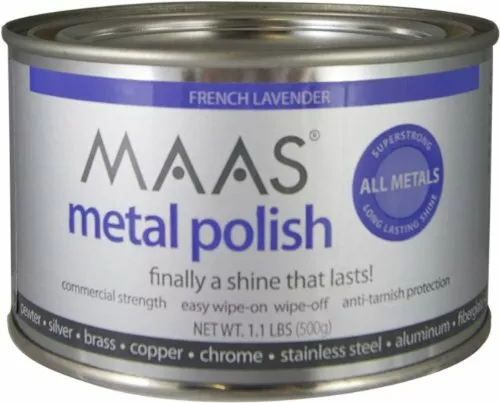 Maas Metal Polish 2oz Tube Multi-Surface All Metal French Lavender Free  Shipping