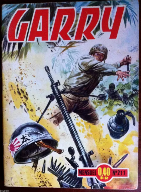 c)BD Petit Format Guerre; GARRY n°211 - Année 1965 - Ed.Original Impéria -