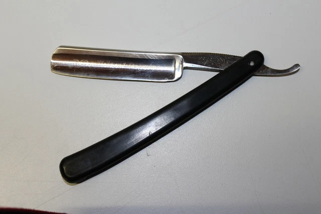Rasoir Coupe-choux JAGUAR Vintage - Ancien Rasoir Droit Avec étui D'origine - Allemagne
