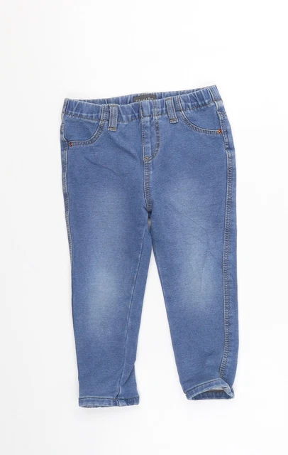 Pantaloni jegging blu per bambina Primark taglia 2-3 anni pullover regolari