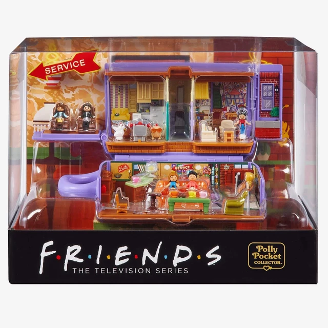 MATTEL POLLY POCKET Friends Compact Collectors Playset Central Perk