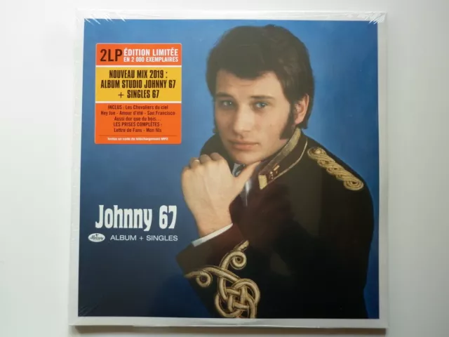 Johnny Hallyday double 33Tours vinyle  Johnny 67 Album + Singles