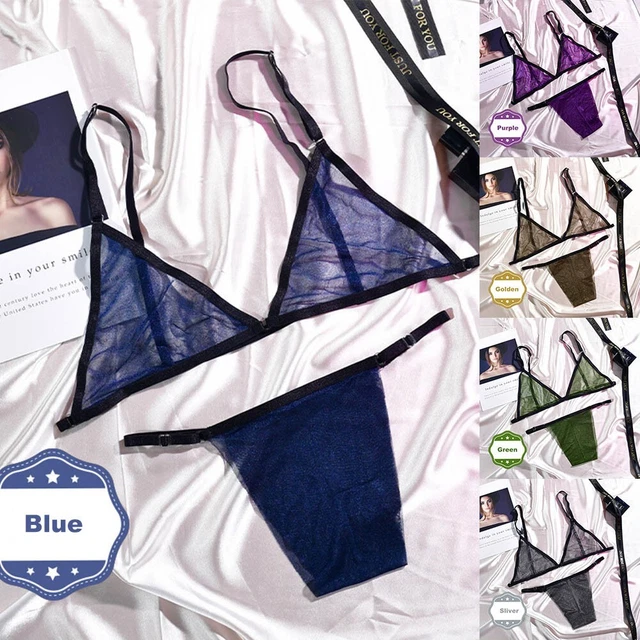 Ensemble de lingerie culotte en maille sexy pour femmes un must have dans votre