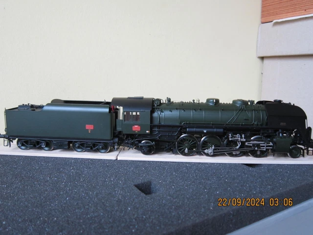 Locomotive Vapeur LEMATEC HO-066/1 - 231 6386 PLM - Échelle HO - Laiton - Digitale