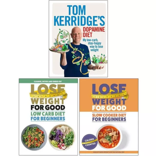 Dopamine Diet,Lose Weight For Good,How To Lose Weight 3 Books Collection Set NEW