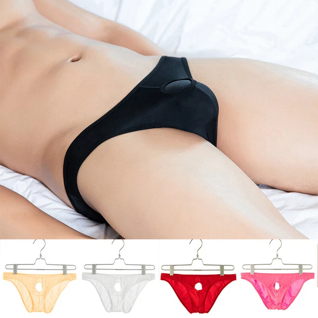 Uomo Perizoma Perizoma Intimo O Ring Slip Foro Per Pene T-Back