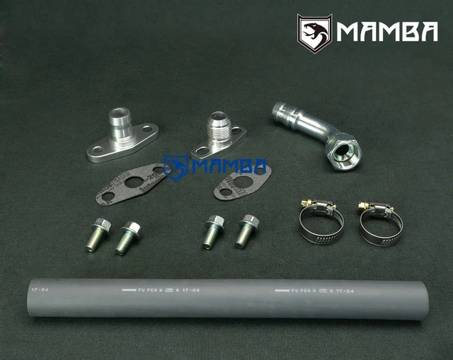 Turbo Oil Return Hose Line Kit Ford Falcon BA BF XR6 F6 Garrett GT3788R GT4088R