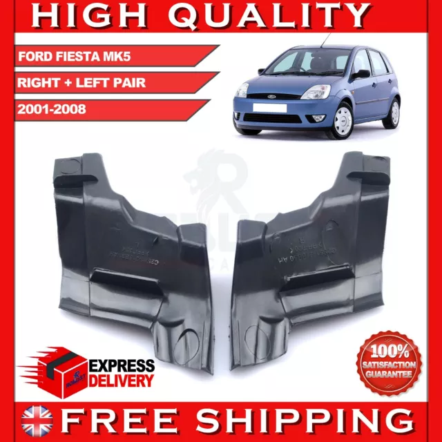 Front Window Corner Mouldings Right+Left Pair For Ford Fiesta Mk5 2S61218B31Ag