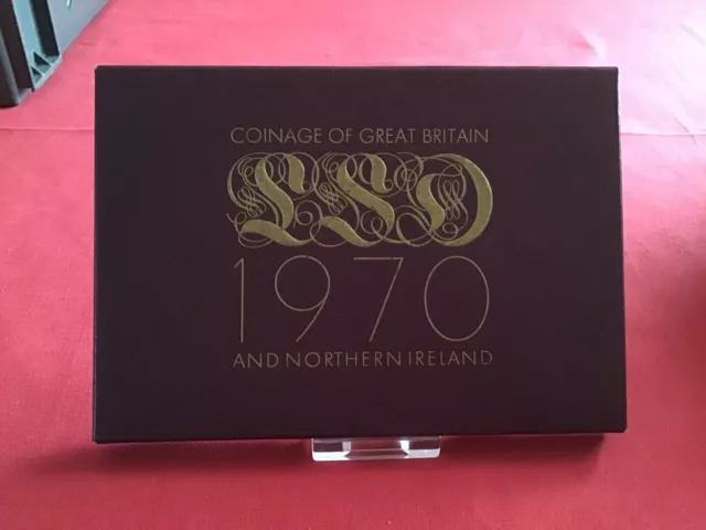 1970 Royal Mint Coinage of Great Britain and Northern Ireland Proof Set inc COA