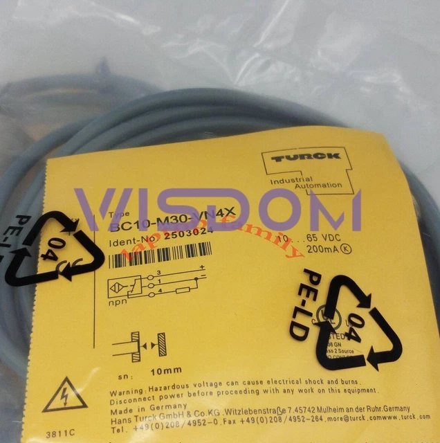 1PC New FOR TURCK Proximity Switch Sensor BC10-M30-VN4X  BC10M30VN4X