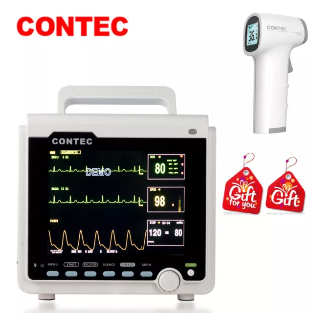 Patientenmonitor ICU Vitalzeichenmonitor 6 Parameter EKG SPO2 RESP NIBP TEMP PR