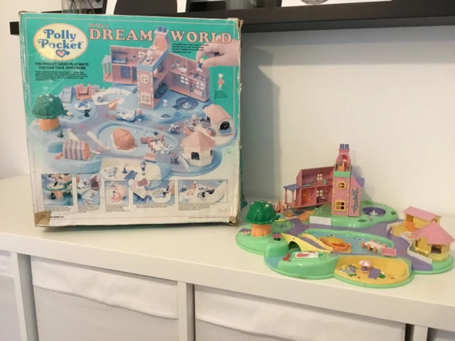 ORIGINAL VINTAGE POLLY POCKET Dream World 1991 Box Mattel