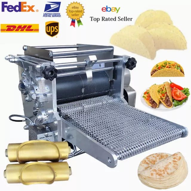 ✅New Commercial Mexican Round Corn Tortilla Making Machine Automatic Tacos Maker