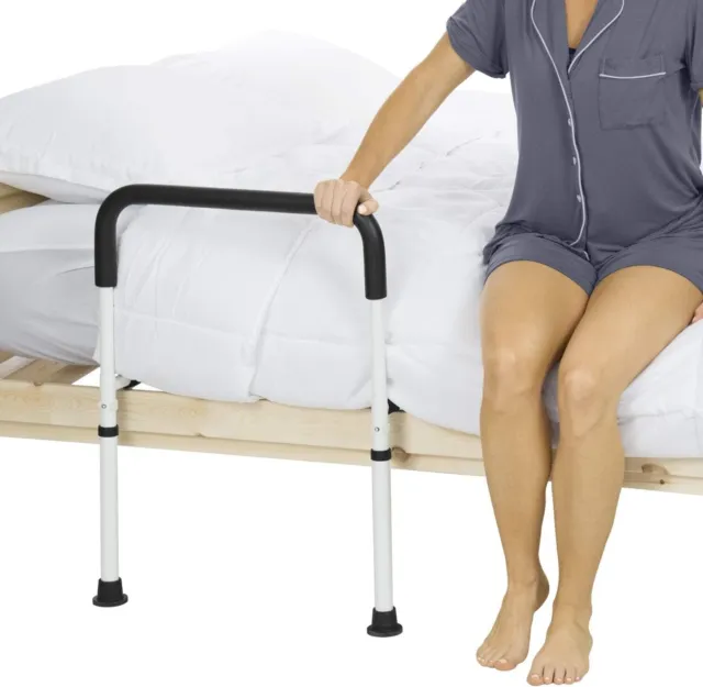 Vive Bed Assist Rail - Adult Bedside Standing Bar for Seniors Elderly Handicap