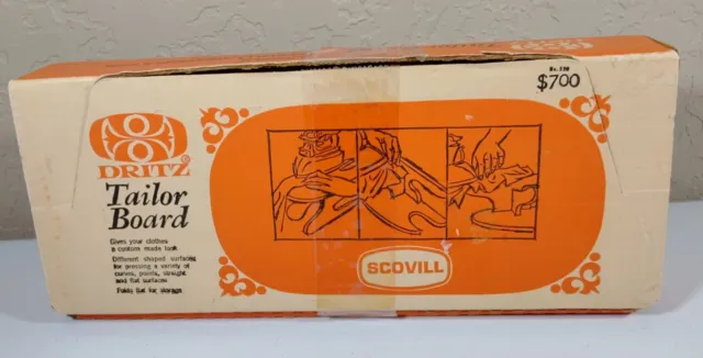 Vintage Scovill Dritz Superboard Measurement Measuring Kraft Cutting Board  USA