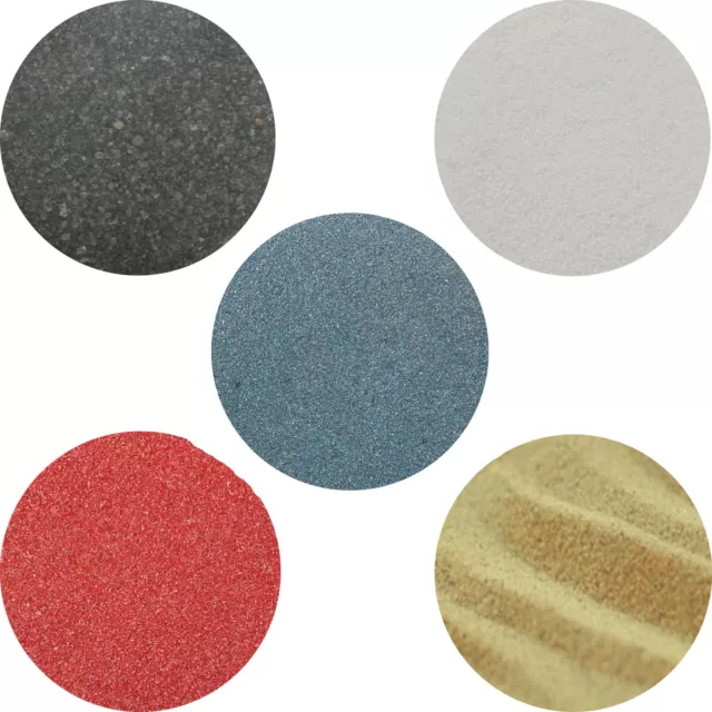 AQUARIUM FISH TANK Coloured Sand Substrate 1 2 5 10 20KG Black White
