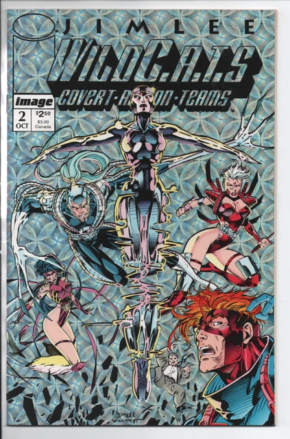 Image Comics WILDC.A.T.S Covert-Action Teams #2 NM- Sept. 1992 Foil Cover