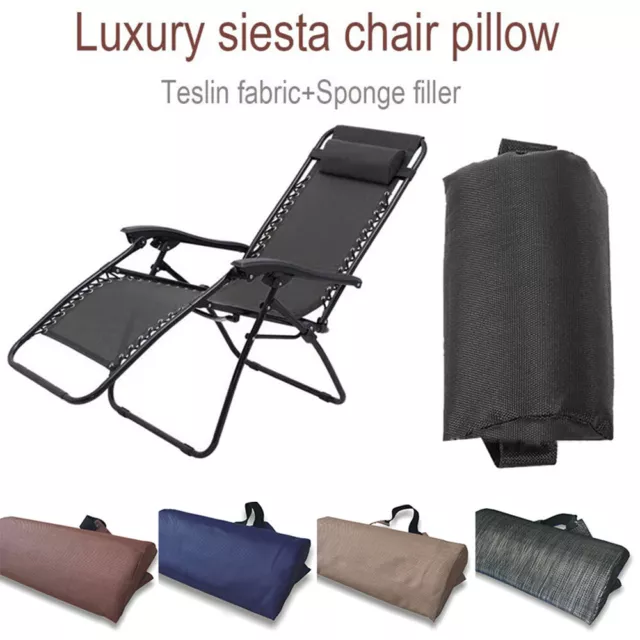 Chaise Longue Pliante Appui-Tête Coussin De Tête Respirant Oreiller De F