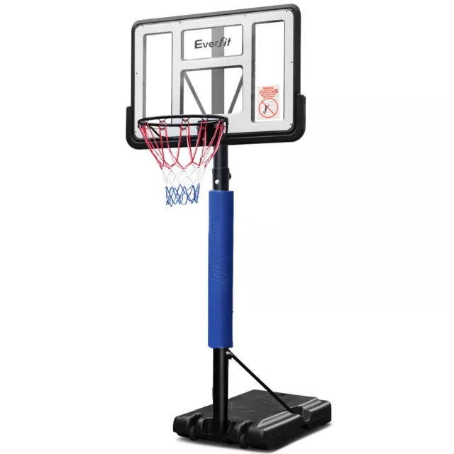 Everfit 3.05M Basketball Hoop System Stand Ring Portable Net Adjustable Height