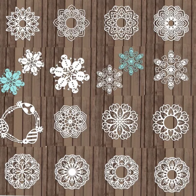 Round Flowers Metal Cutting Dies Stencils DIY Scrapbooking Craft Cardmaking