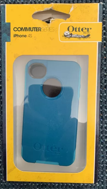 Otterbox Commuter Series For Iphone 4S New In Box Teal Green /Aqua Color