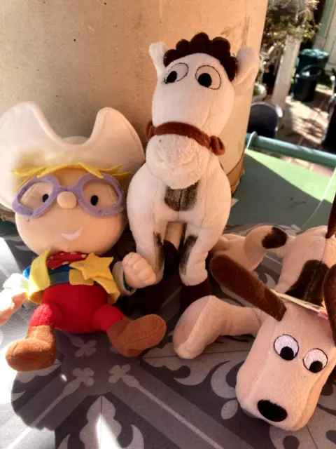 Milky Bar branded kid , horse and dog plush toys