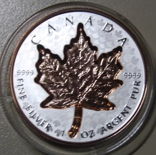 Kanada-Canada Maple 20 Dollars 2022 F#5899 1 uz Silber Ultra Super Incuse gildet