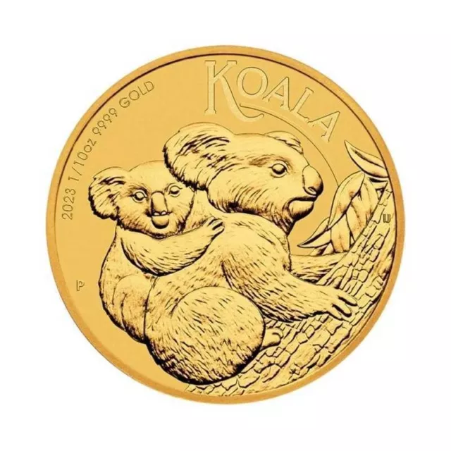 Goldmünze Koala 1/10 oz 2023 Australien Perth Mint  Gold 15 Dollar