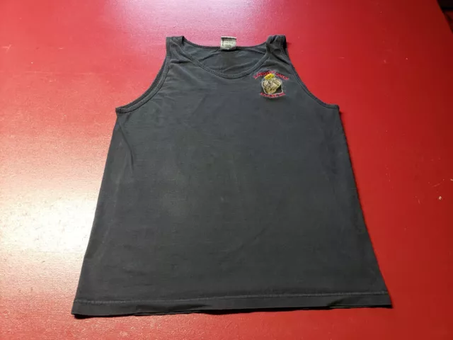 ILWU 100% Union Local 23 Tank Top Blk L Bayside Tag Made In U.S.A. 100% Cotton