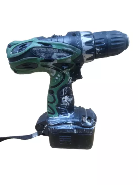 Hitachi DS18DVF3 18V 1/2” Cordless Drill Driver Tool W/ 14.4V Battery No Charger