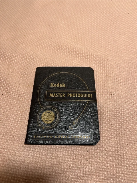 Vintage Eastman Kodak Master Photoguide 1951-53 Pocket Book Film Photography