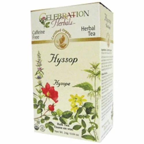 Biologique Hysope Thé 24 Grammes Par Celebration Herbals