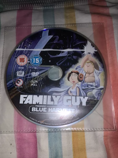 Family Guy Presents Blue Harvest DVD. Disc Only