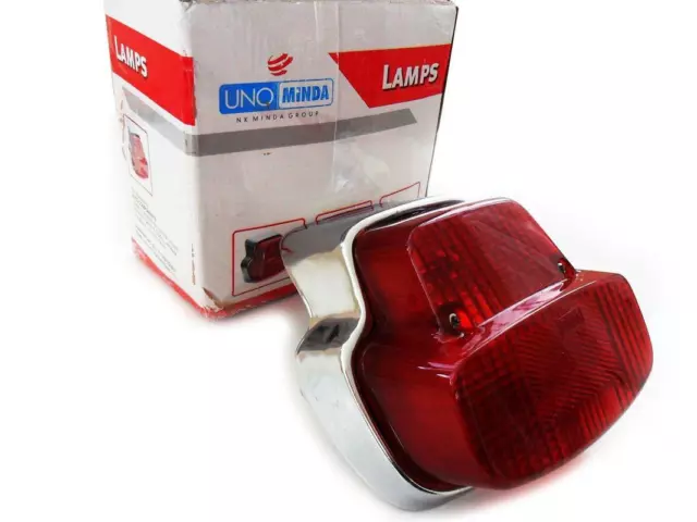 Vespa Tail - Rear Brake Light UNIT Super Sprint Rally SS180 MINDA CHROME