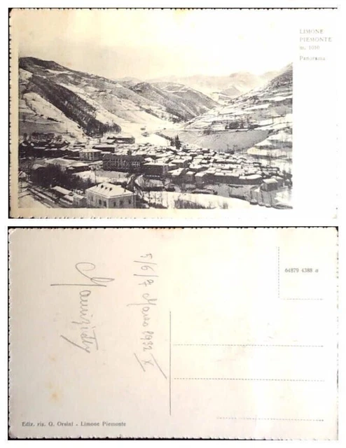 Cartolina Piemonte-Cuneo- Limone Panorama