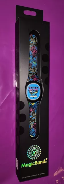 NEW 2024 Disney Parks Magic Band Plus Stitch Retro Surfing UNLINKED