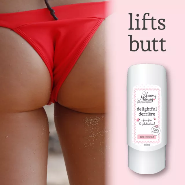 Yummy Mummy After Birth Bottom Firmer & Toner Gel Celebrity Brazilian Bum Lift