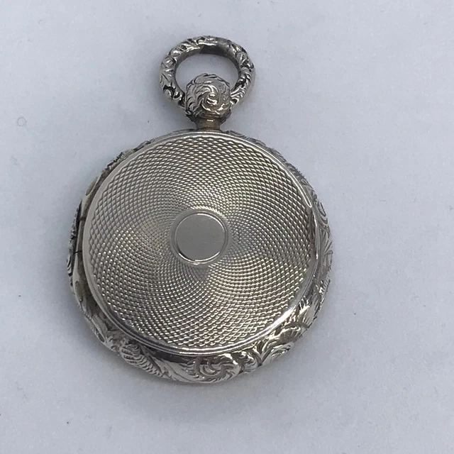 Silver Vinaigrette Pocket Watch Shape Gervaise Wheeler Birmingham 1835