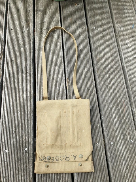 WW2 BRITISH ARMY Field map case 1944 Kartentasche mit Trageriemen £47. ...