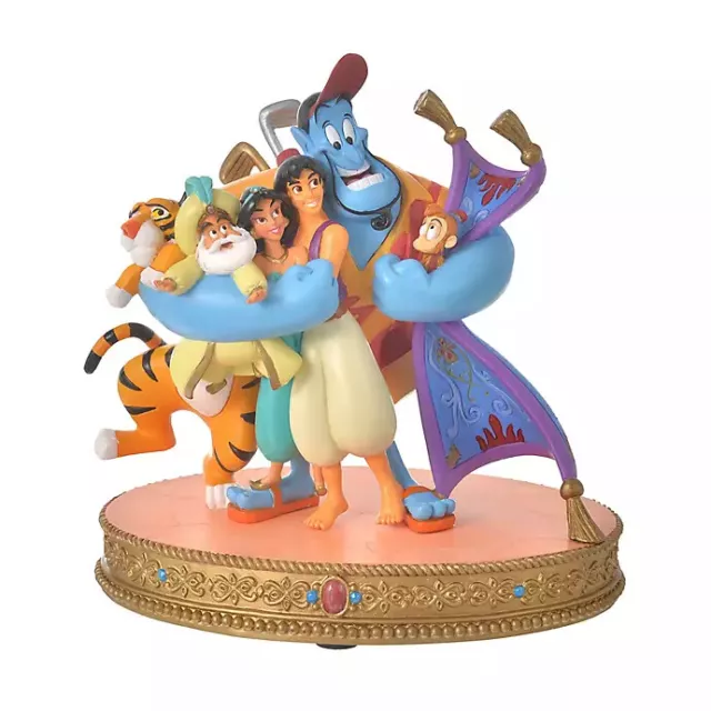 Disney Store Japan Aladdin Figure Story Collection Genie Jasmine Collectible