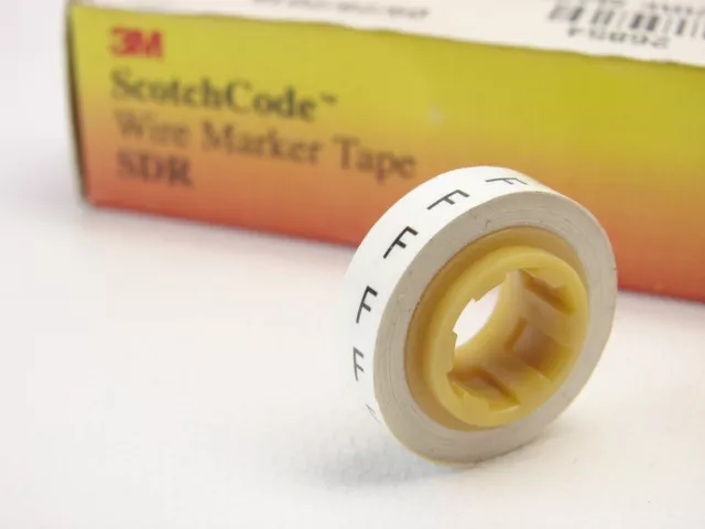NEW 3M ScotchCode SDR-F Wire Marker Tape Refill Roll "F" (t64)