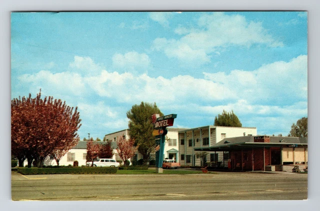 Portland OR- Oregon, Rose Manor Motel, Outside View, Vintage Postcard