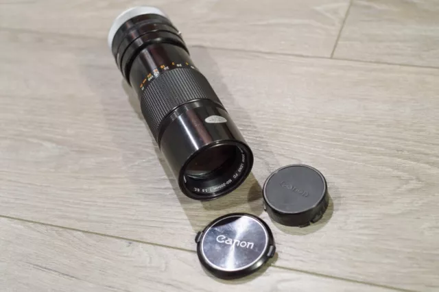 CANON 100-200mm f/5.6 S.C Breech Manual Focus FD Mount Lens