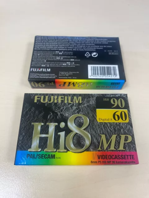 Fujifilm Hi8 P5-90 8mm Video Cassette Twin Pack