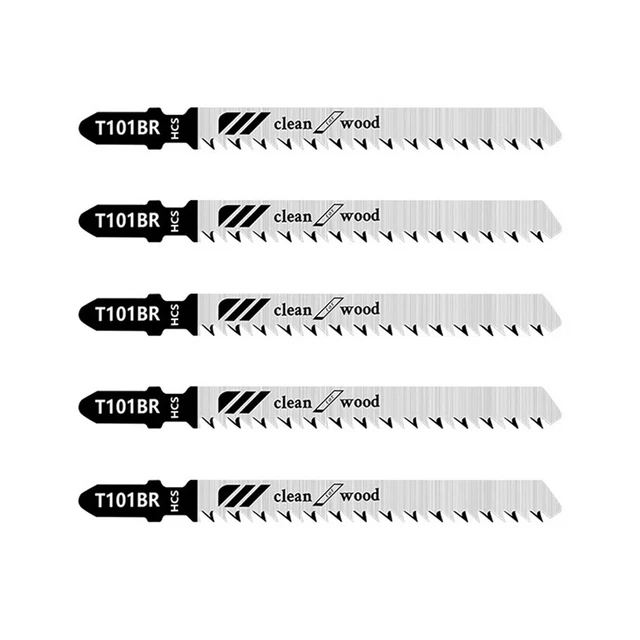 5Pcs T101BR Scie à Guichet Lames Hcs Puzzle Lames Coupe Bois Plastique