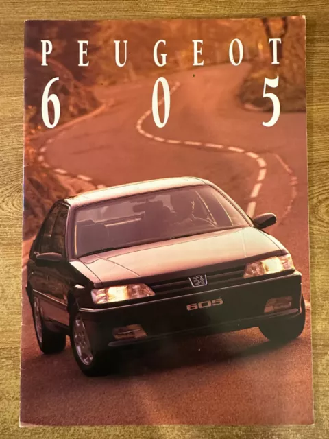 Brochure Catalogue Prospectus Peugeot 605 1994